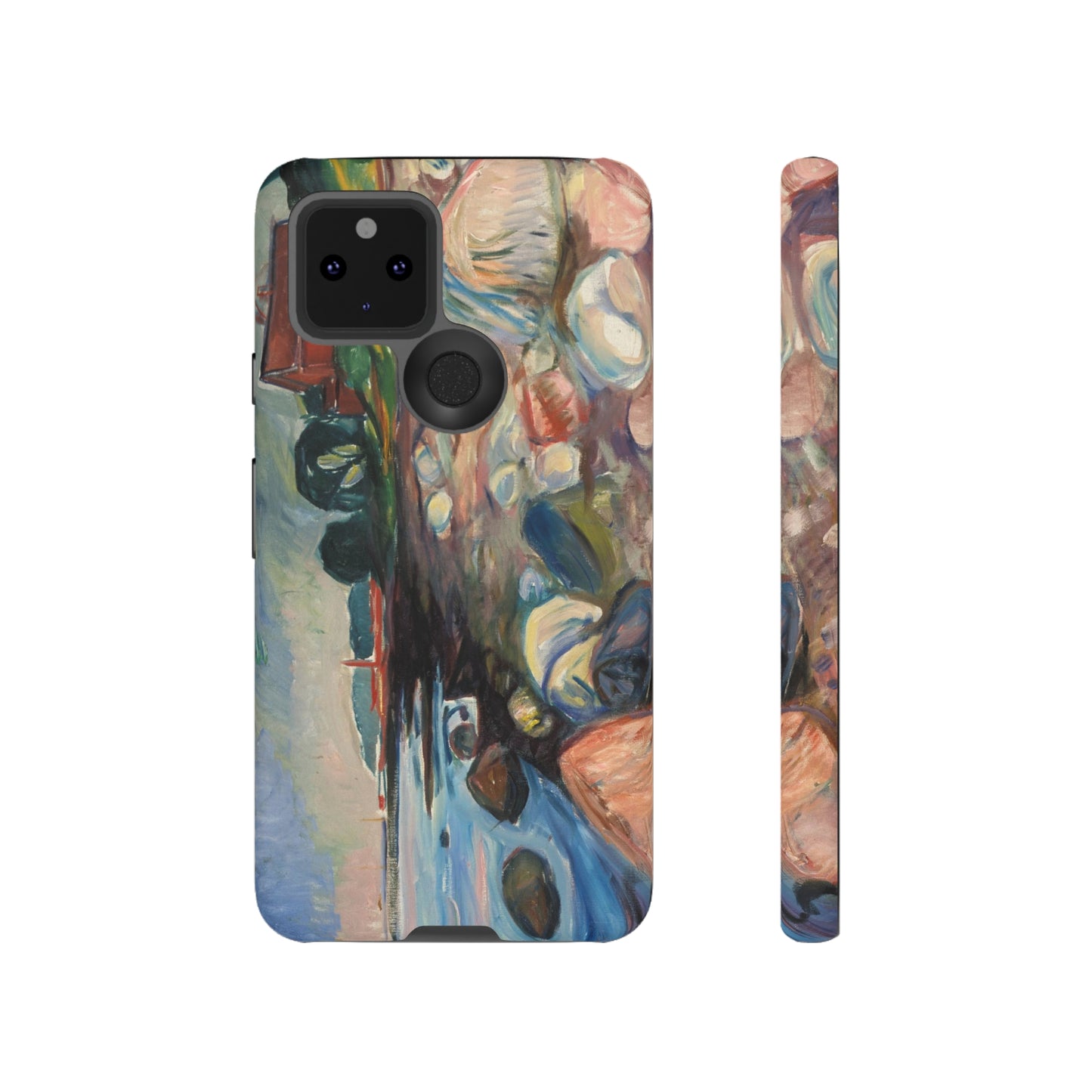 Shore with Red House by Edvard Munch - Cell Phone Case