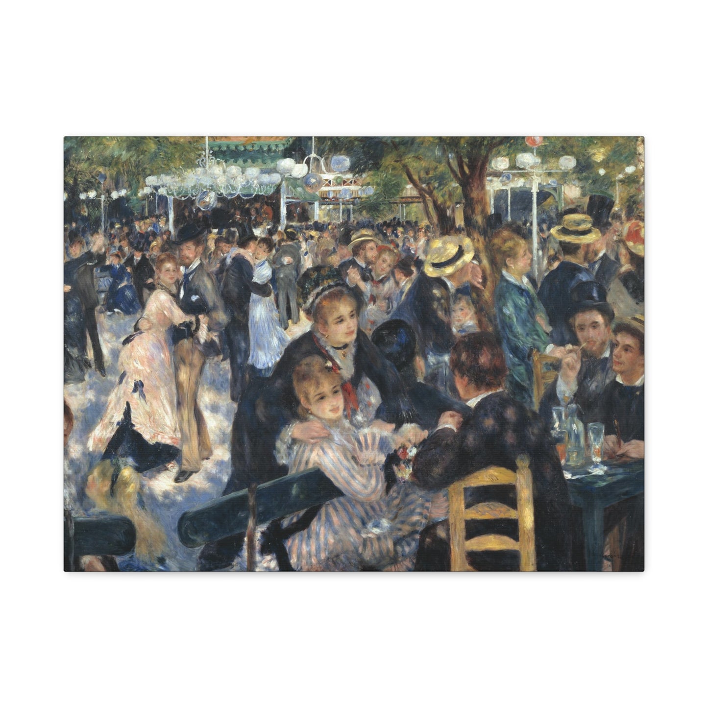 Dance at Le Moulin de la Galette by Pierre-Auguste Renoir - Canvas Print