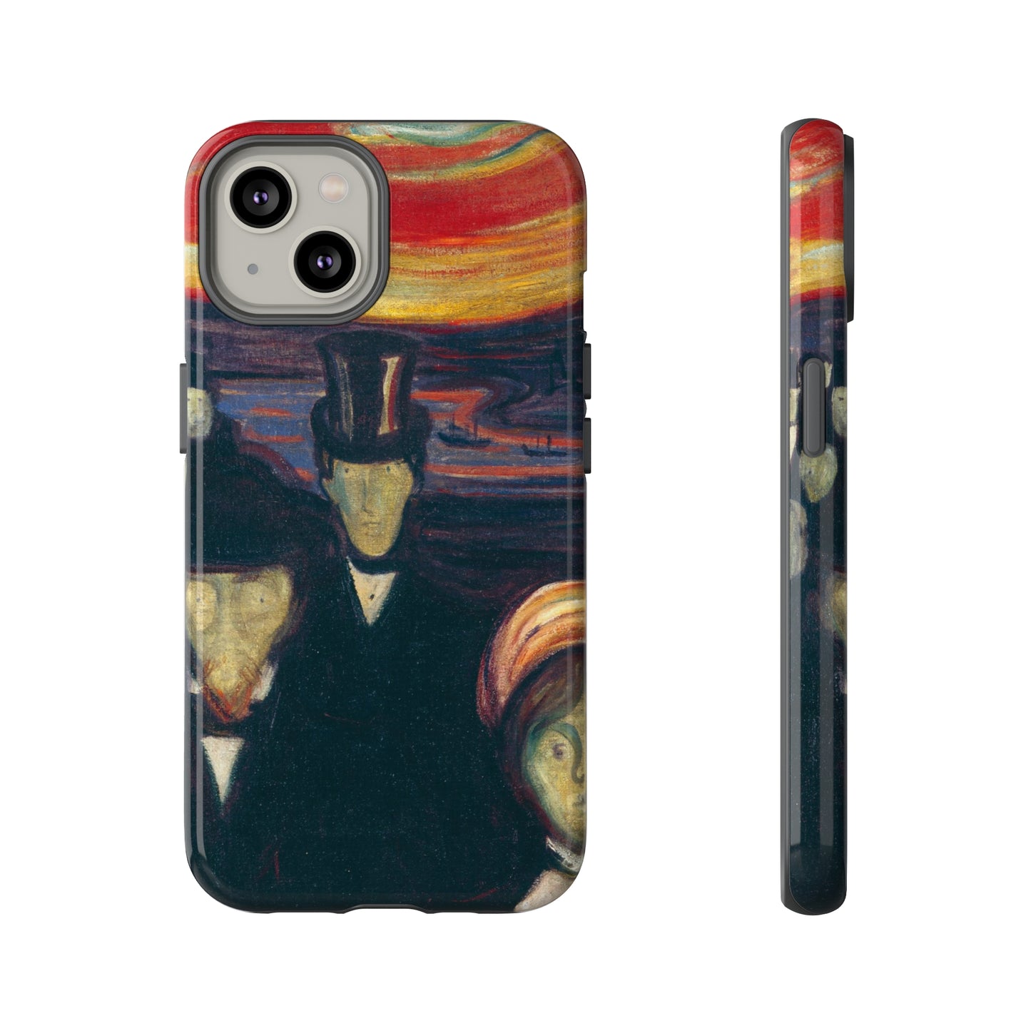 Anxiety by Edvard Munch - Cell Phone Case