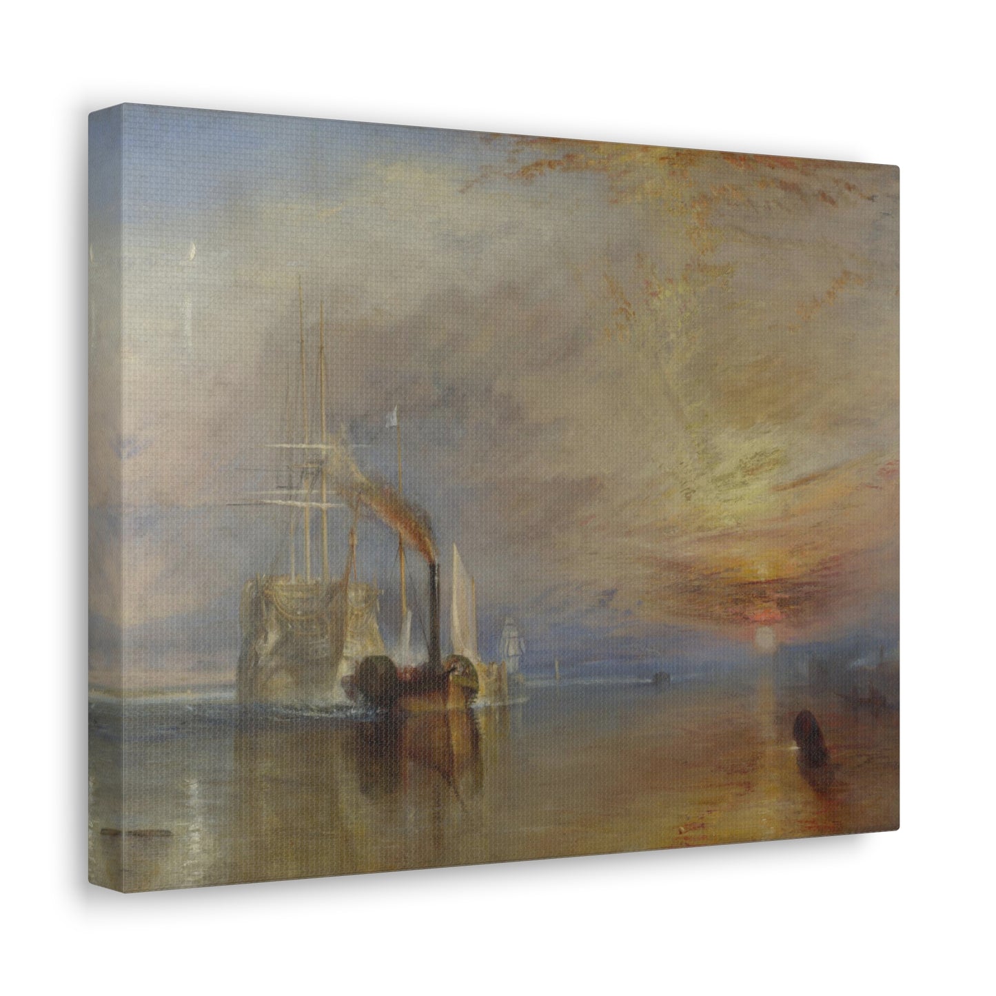 The Fighting Temeraire by JMW Turner - Canvas Print