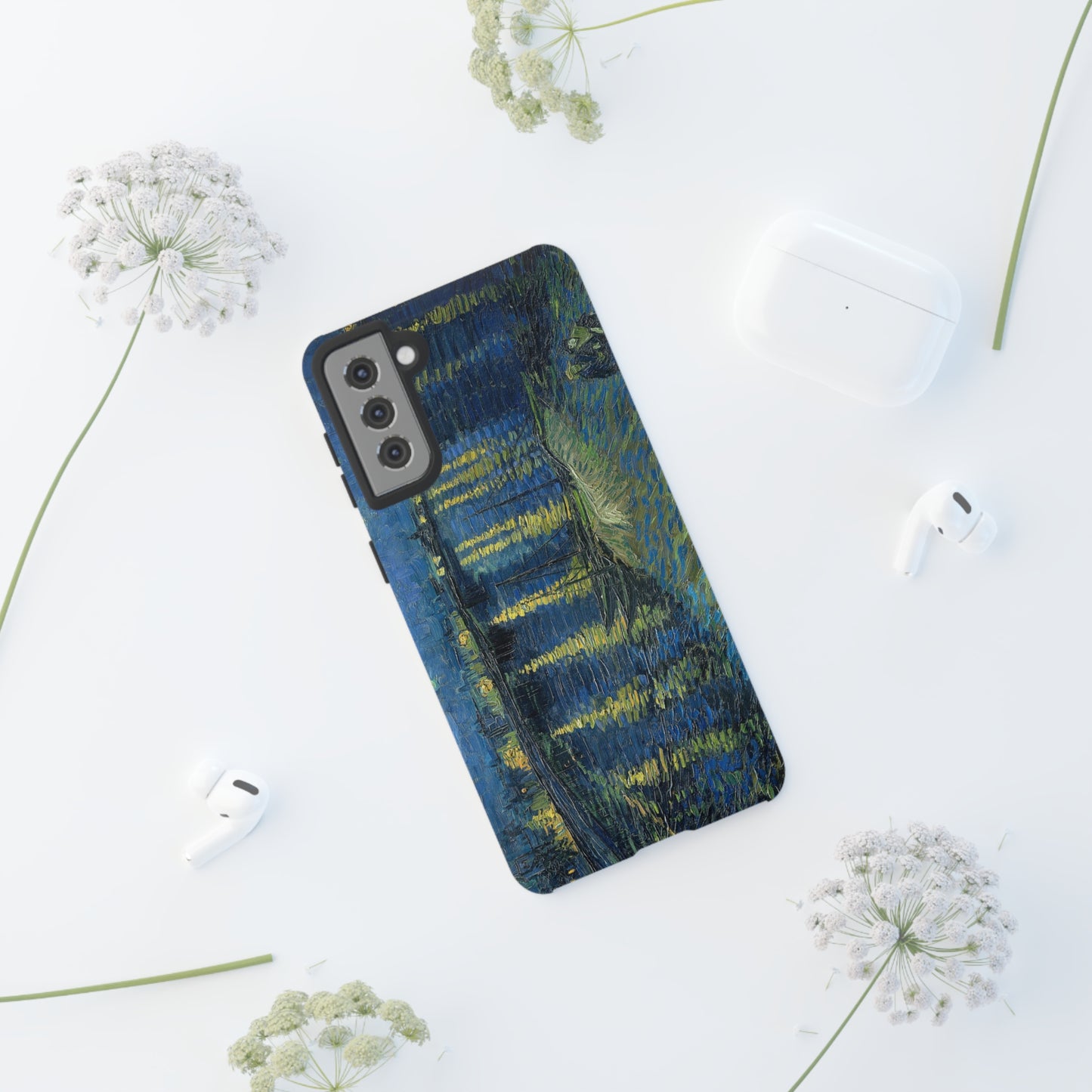 Starry Night over the Rhone by Vincent Van Gogh - Cell Phone Case