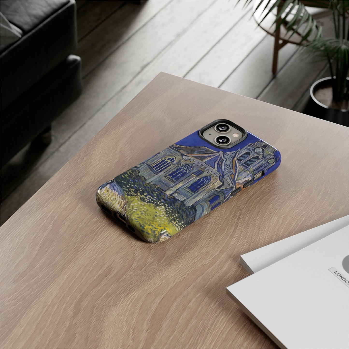 The Church in Auvers sur Oise by Vincent Van Gogh - Cell Phone Case