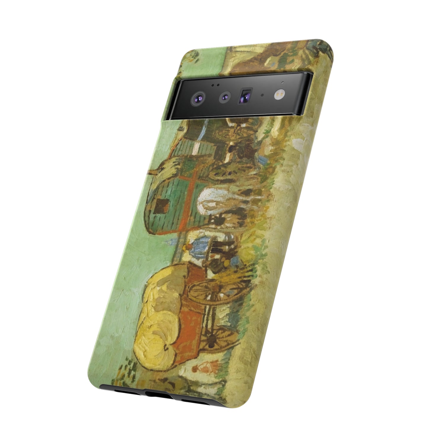 Encampment of Gypsies with Caravans by Vincent Van Gogh - Cell Phone Case