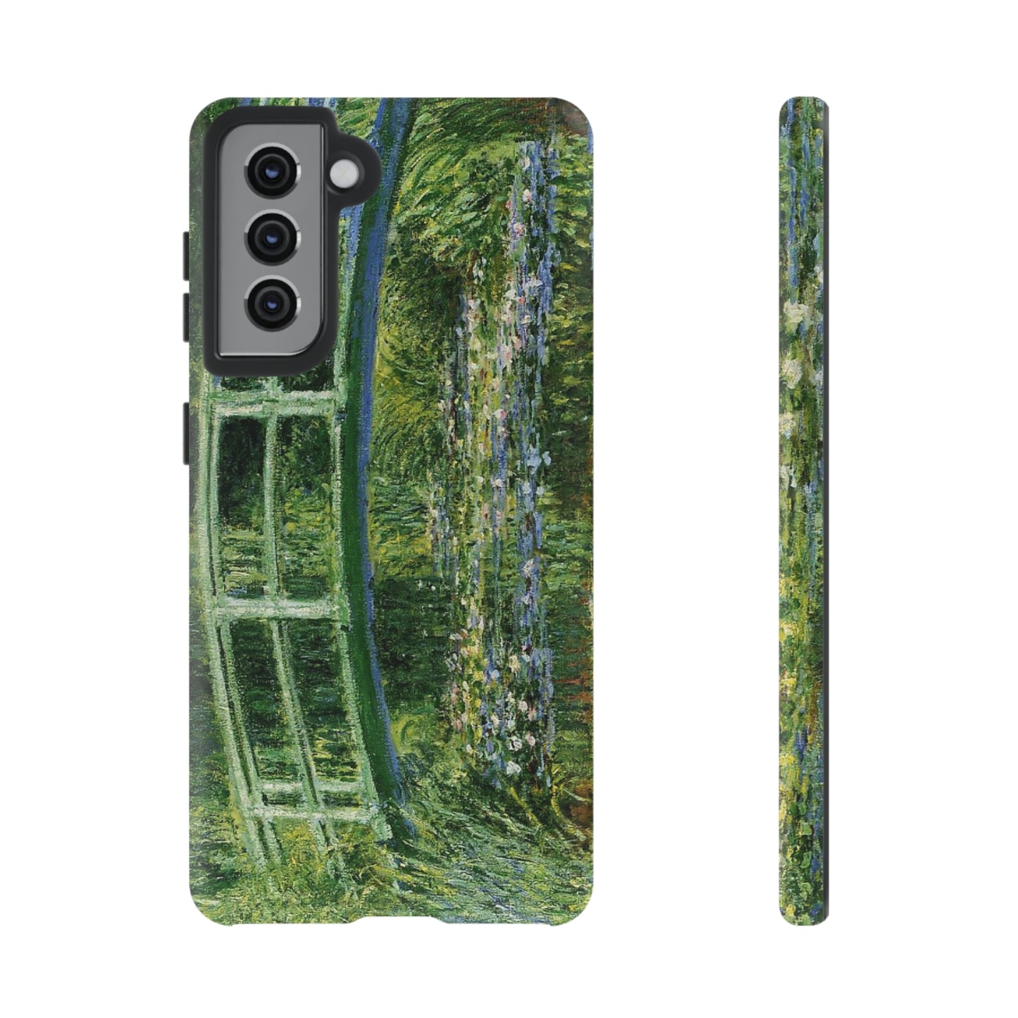 Water Lilies and a Japanese Bridge by Claude Monet - Cell Phone Case
