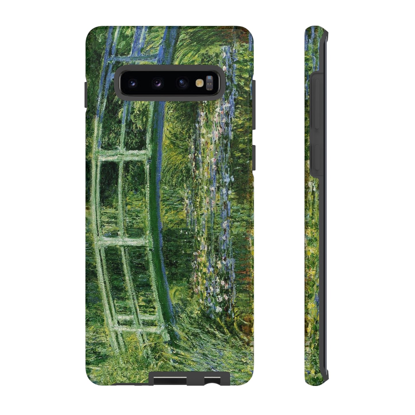 Water Lilies and a Japanese Bridge by Claude Monet - Cell Phone Case