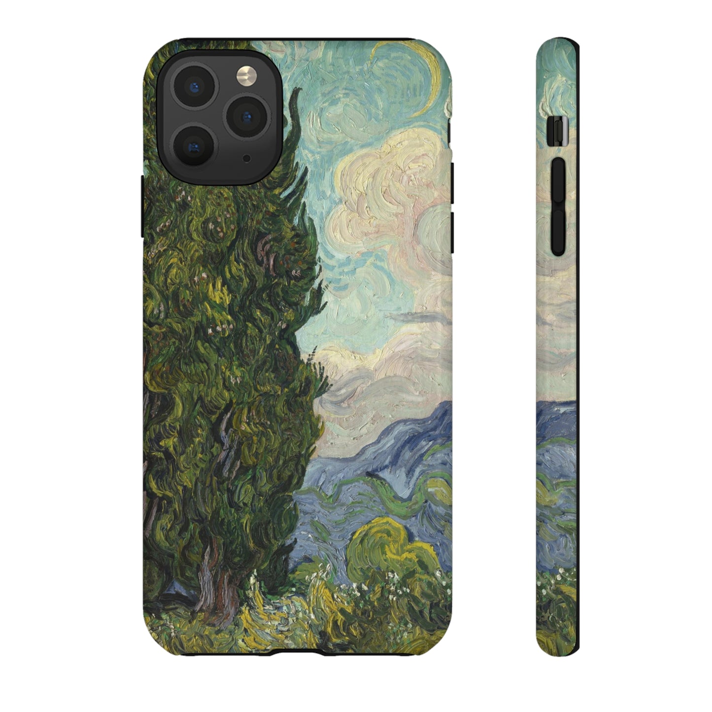 Cypresses by Vincent Van Gogh - Cell Phone Case