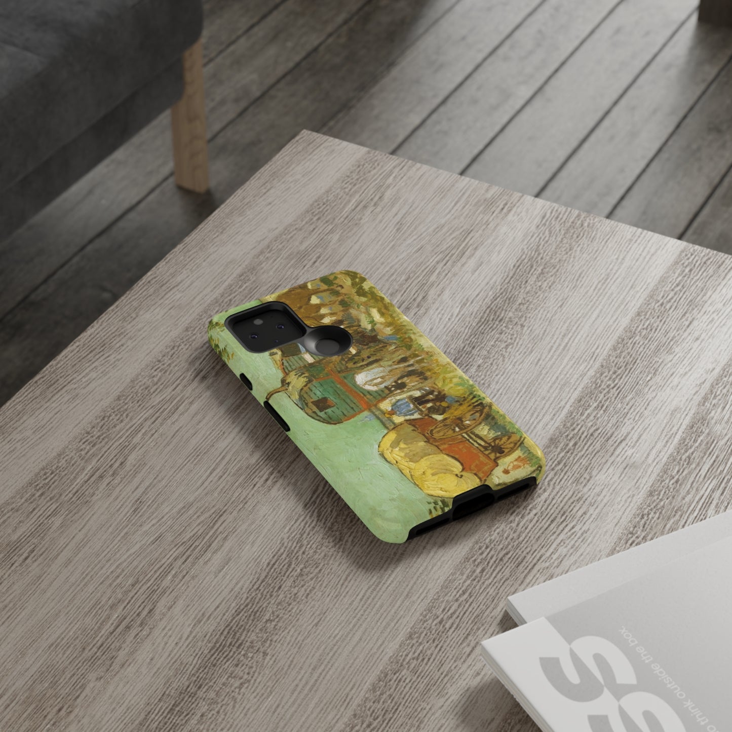 Encampment of Gypsies with Caravans by Vincent Van Gogh - Cell Phone Case