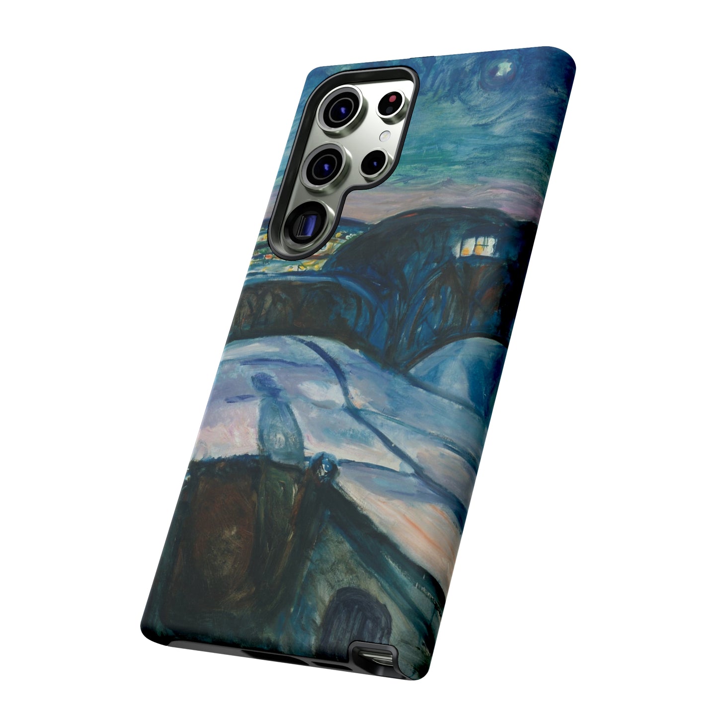 Starry Night by Edvard Munch - Cell Phone Case