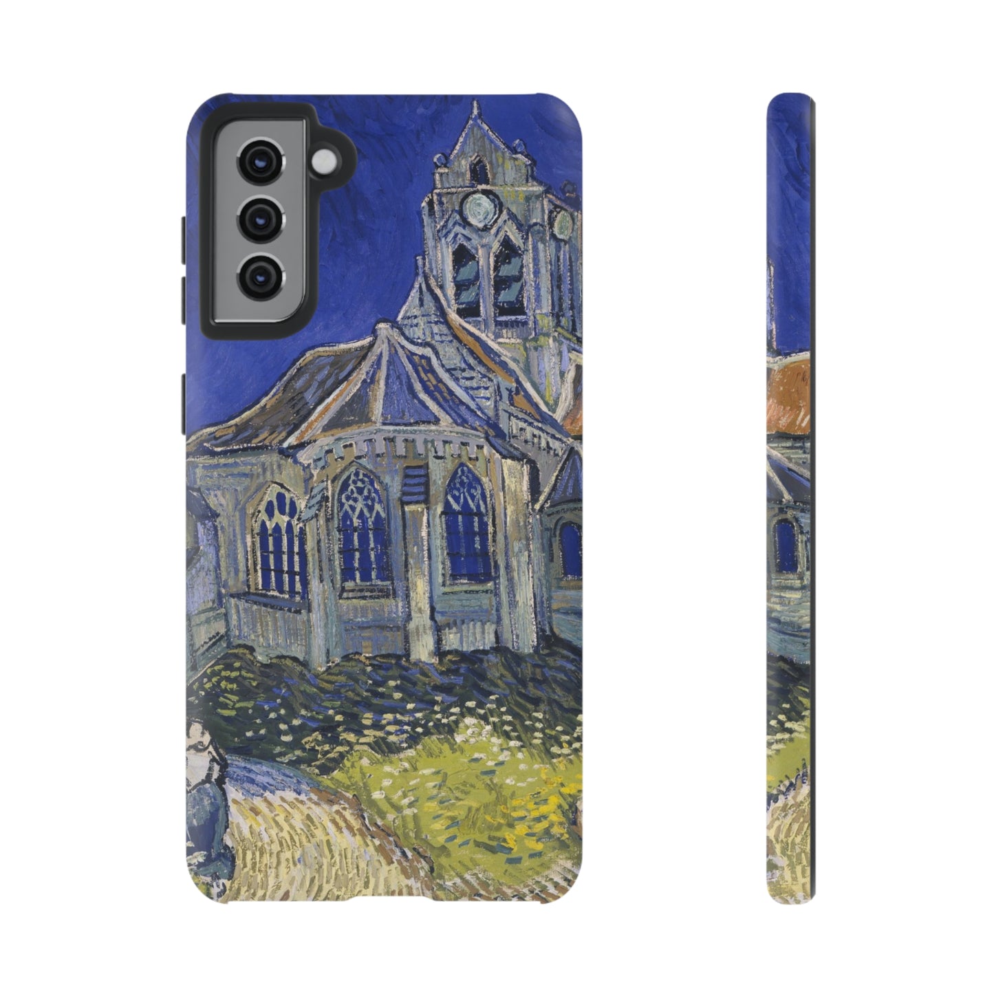 The Church in Auvers sur Oise by Vincent Van Gogh - Cell Phone Case