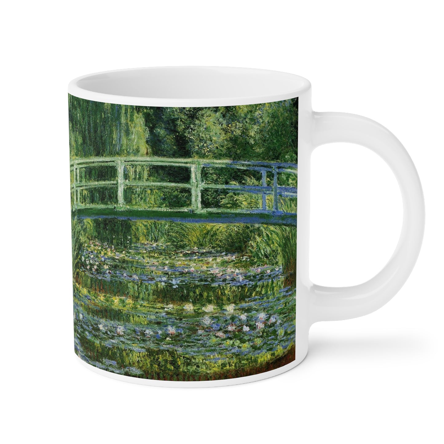 Water Lillies and Japanese Bridge by Claude Monet - Ceramic Mug