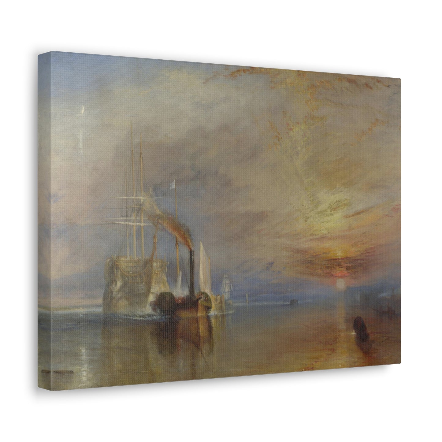 The Fighting Temeraire by JMW Turner - Canvas Print