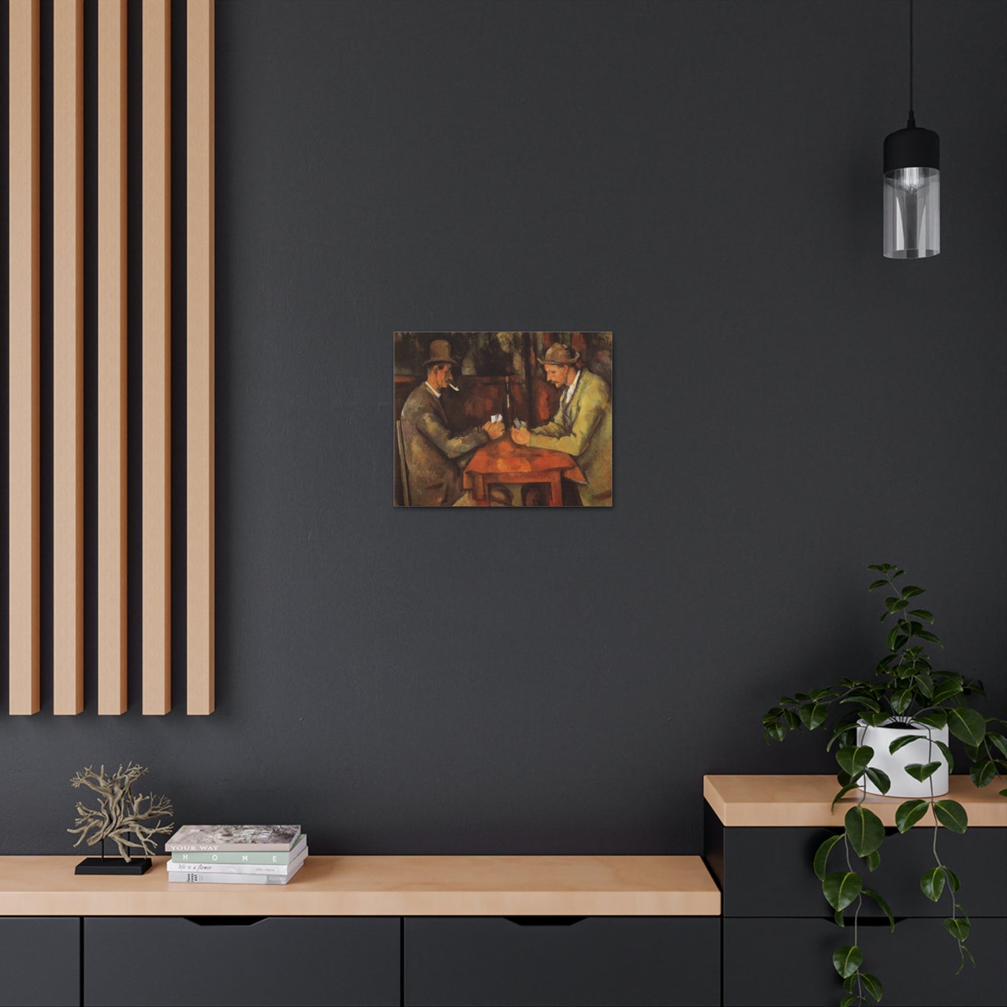 The Card Players by Paul Cezanne - Canvas Print