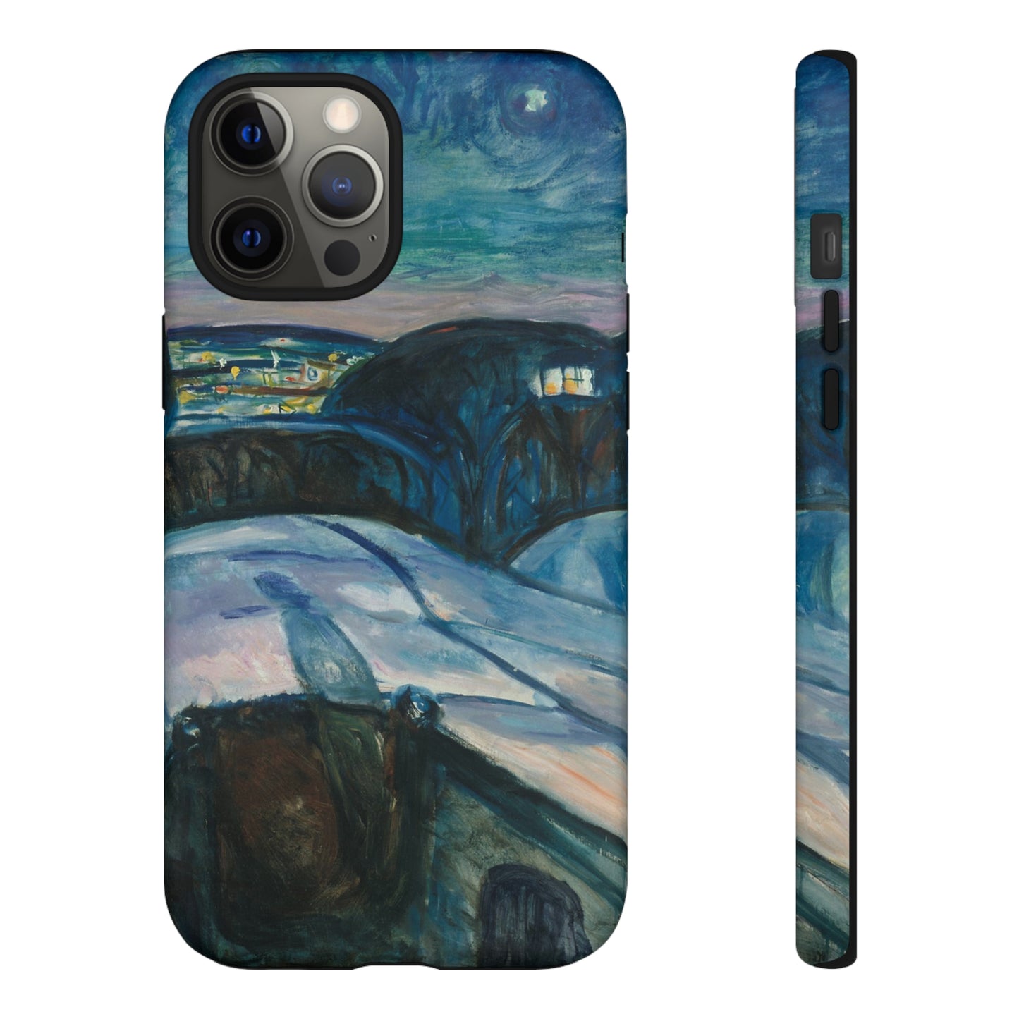 Starry Night by Edvard Munch - Cell Phone Case