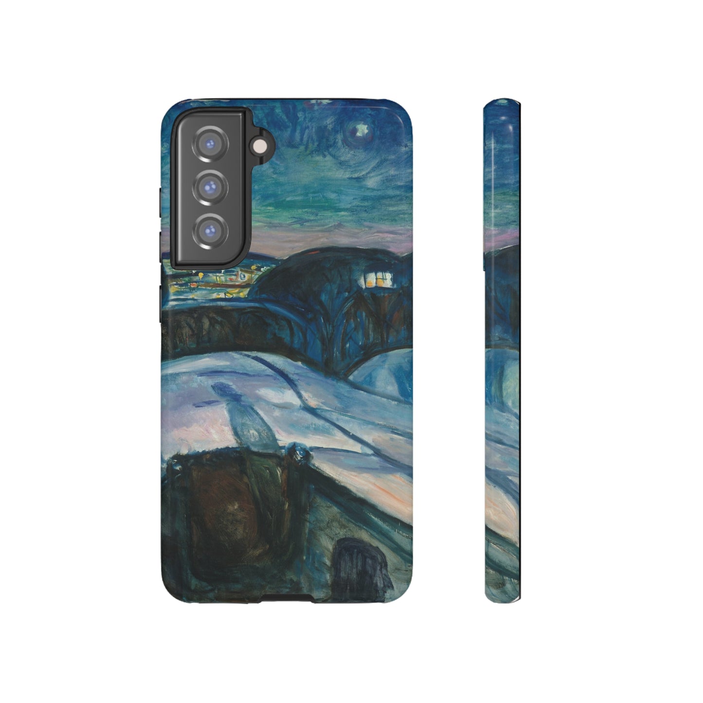 Starry Night by Edvard Munch - Cell Phone Case