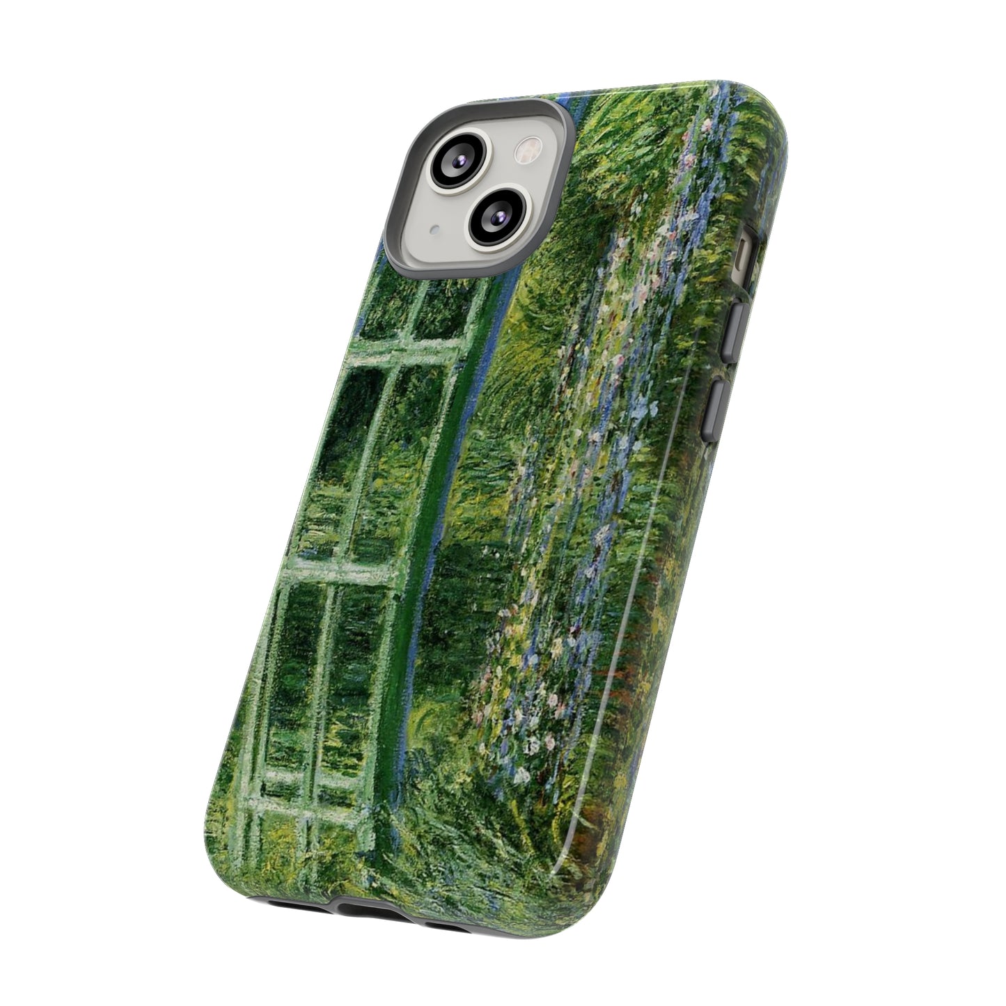 Water Lilies and a Japanese Bridge by Claude Monet - Cell Phone Case