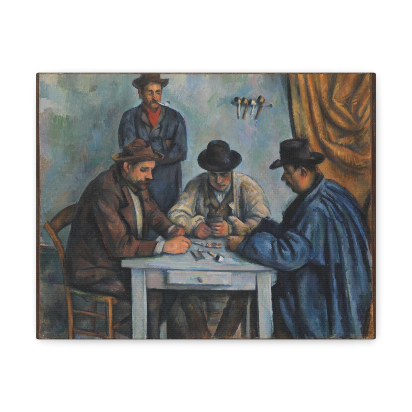 Les Joueurs de Cartes by Paul Cezanne - Canvas Print