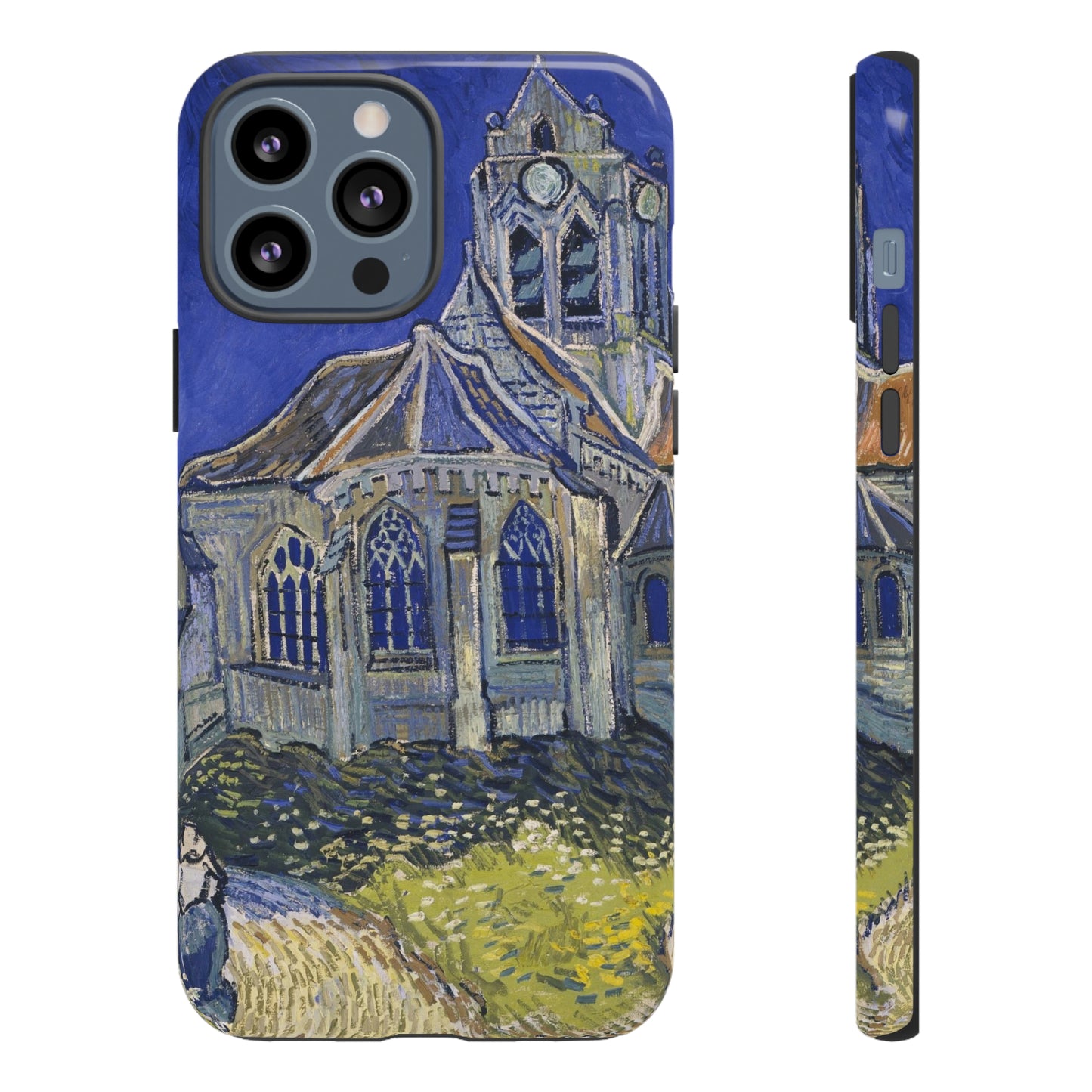 The Church in Auvers sur Oise by Vincent Van Gogh - Cell Phone Case