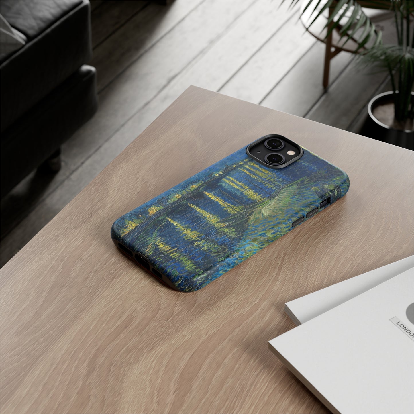 Starry Night over the Rhone by Vincent Van Gogh - Cell Phone Case