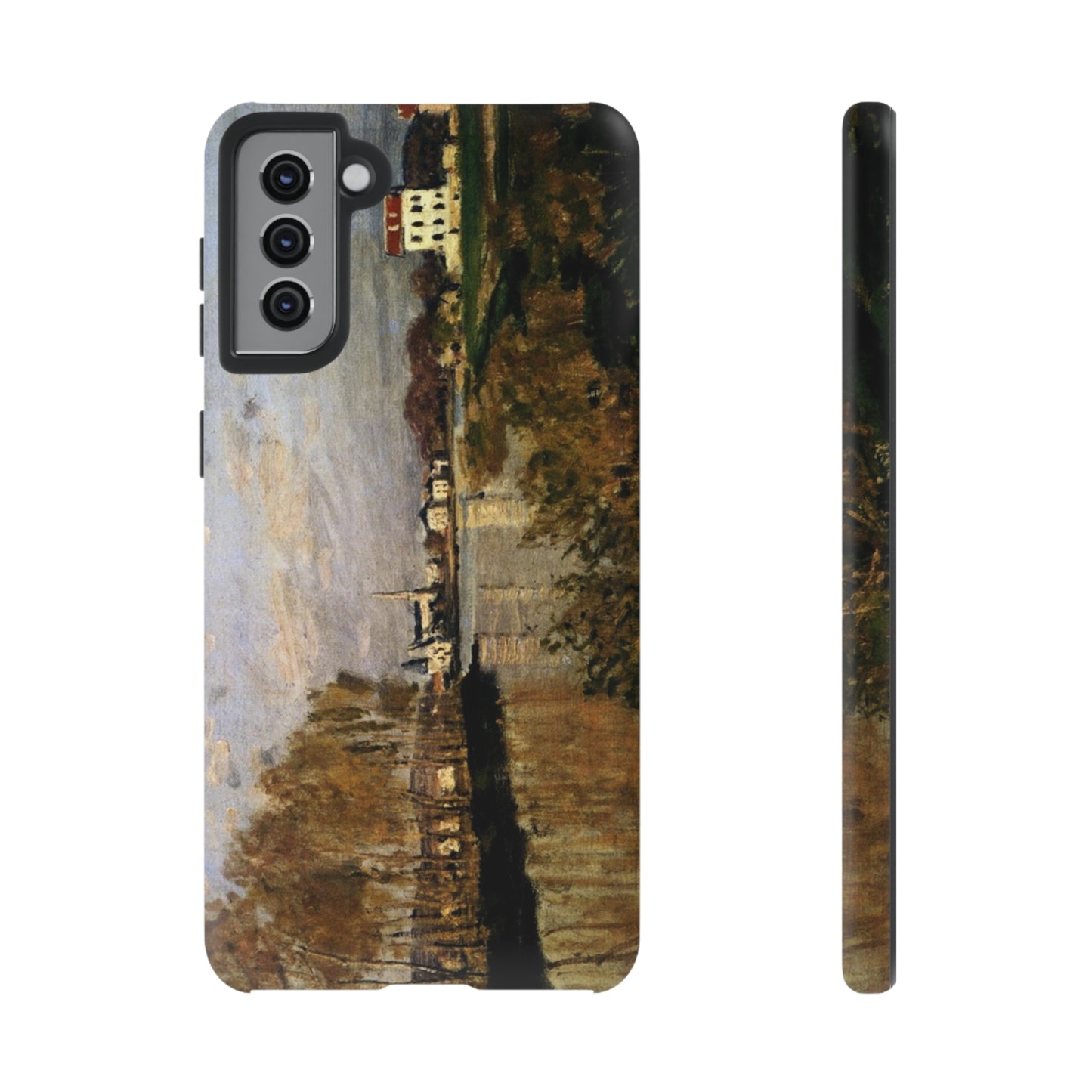 The Seine at Argenteuil by Claude Monet - Cell Phone Case