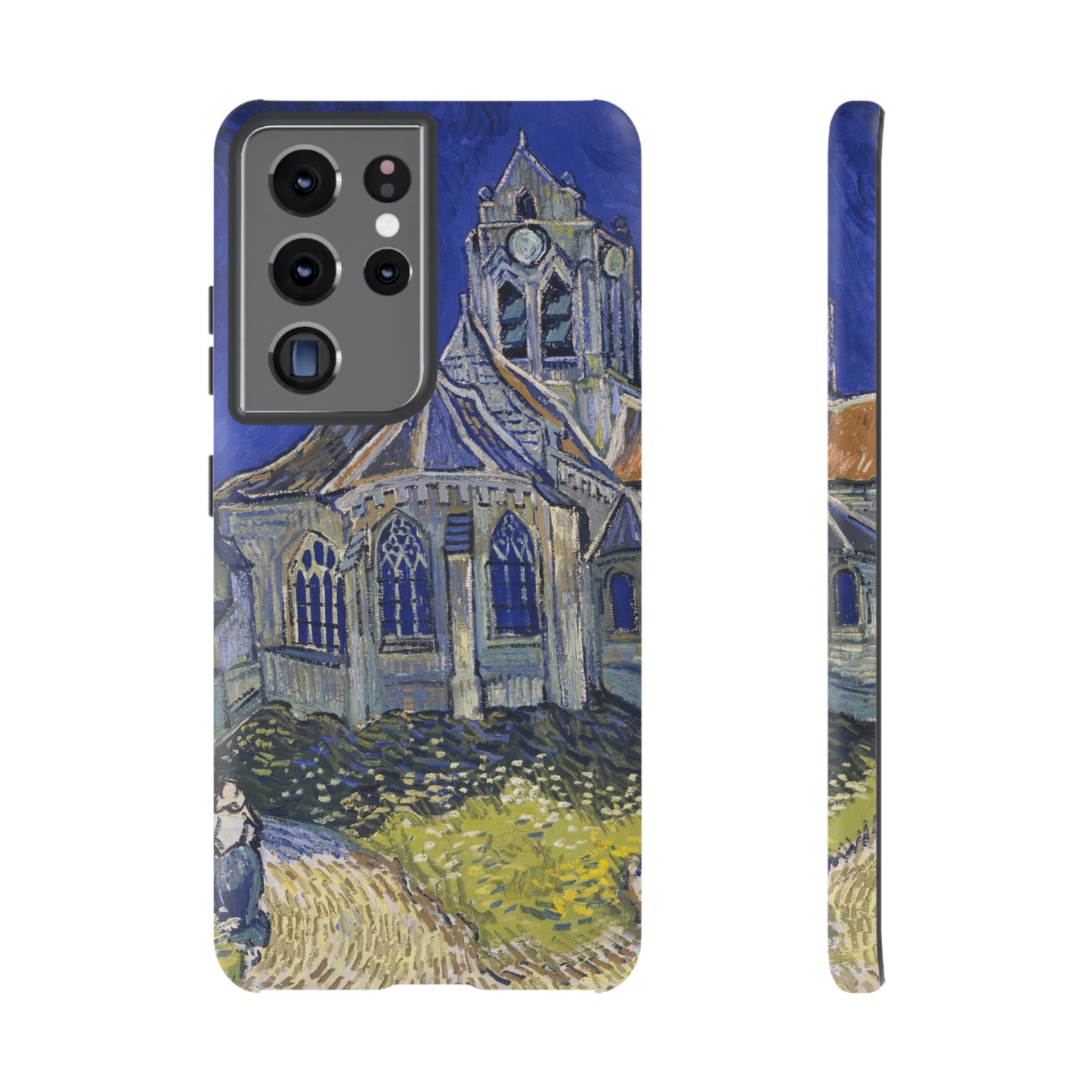The Church in Auvers sur Oise by Vincent Van Gogh - Cell Phone Case