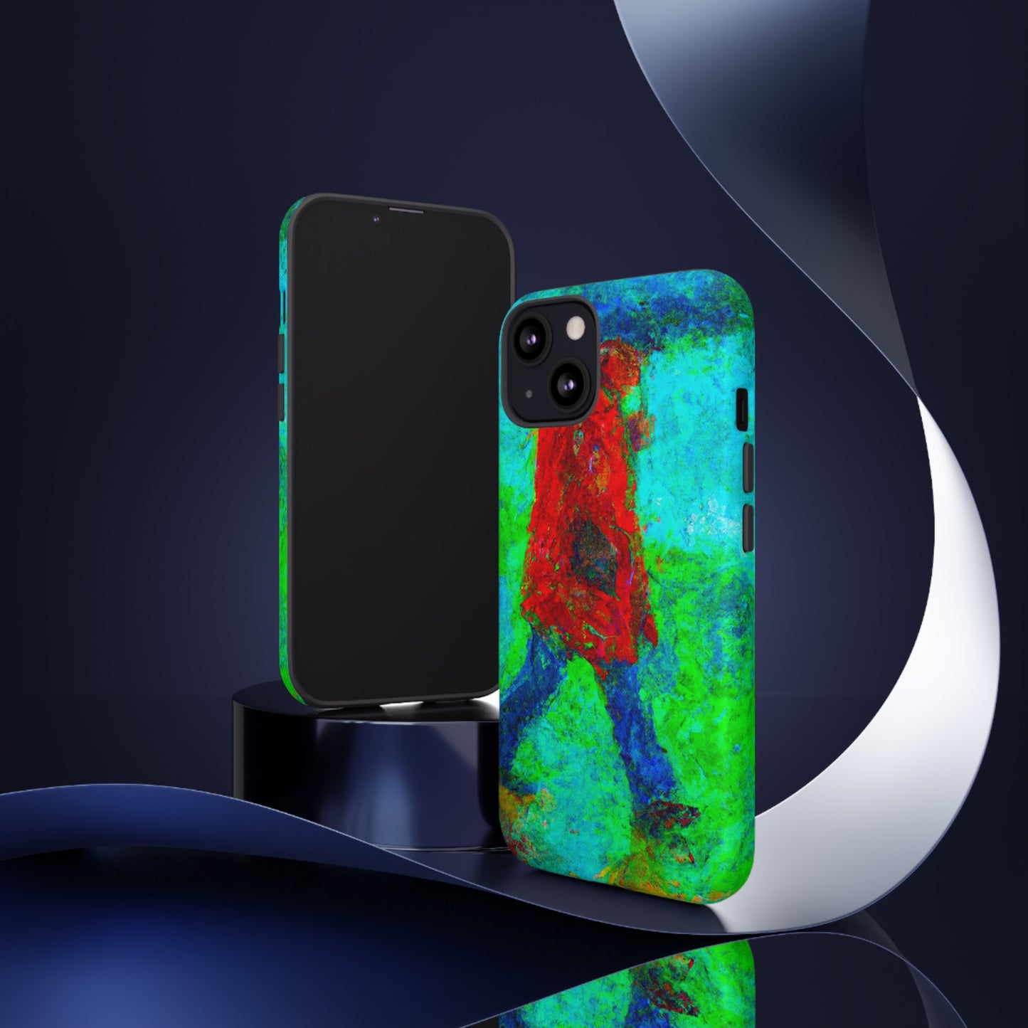 Lonely Man AI Generated - Cell Phone Case