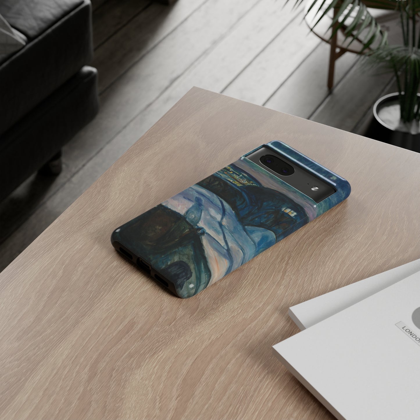 Starry Night by Edvard Munch - Cell Phone Case