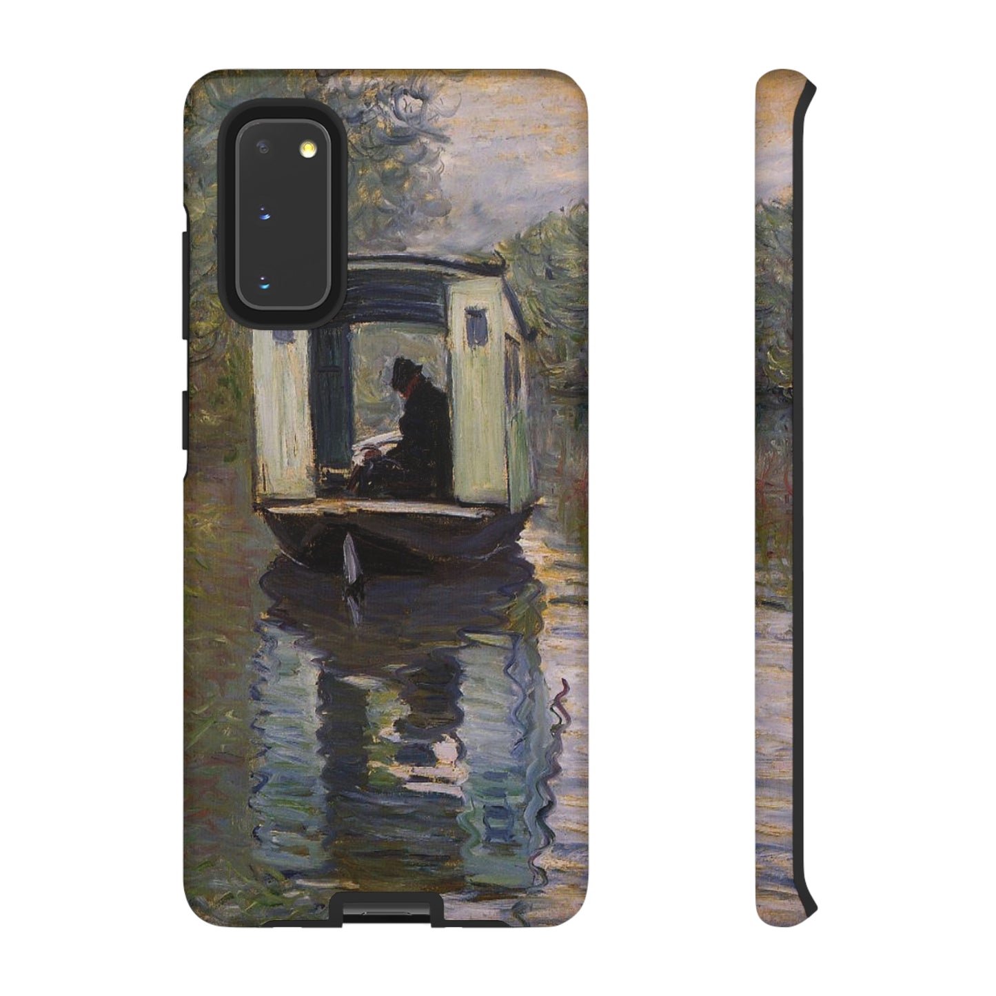 The Studio Boat by Claude Monet - Cell Phone Case