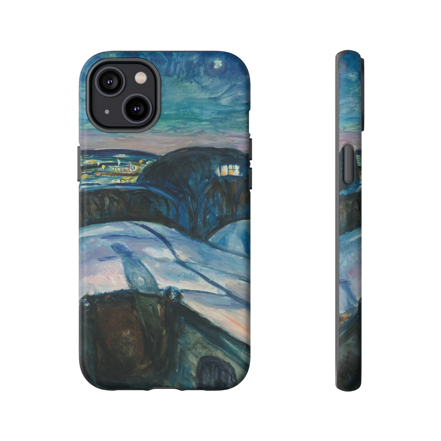 Starry Night by Edvard Munch - Cell Phone Case