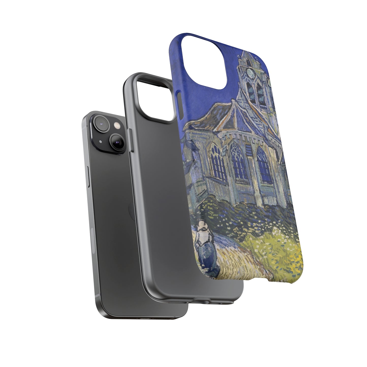 The Church in Auvers sur Oise by Vincent Van Gogh - Cell Phone Case
