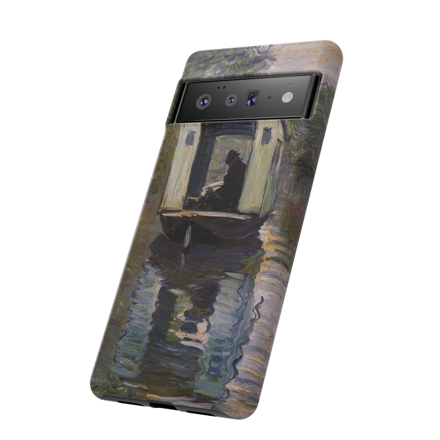 The Studio Boat by Claude Monet - Cell Phone Case