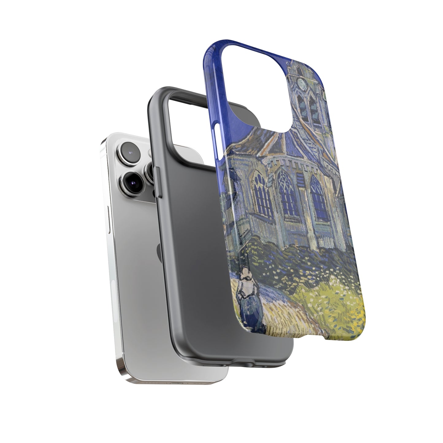The Church in Auvers sur Oise by Vincent Van Gogh - Cell Phone Case