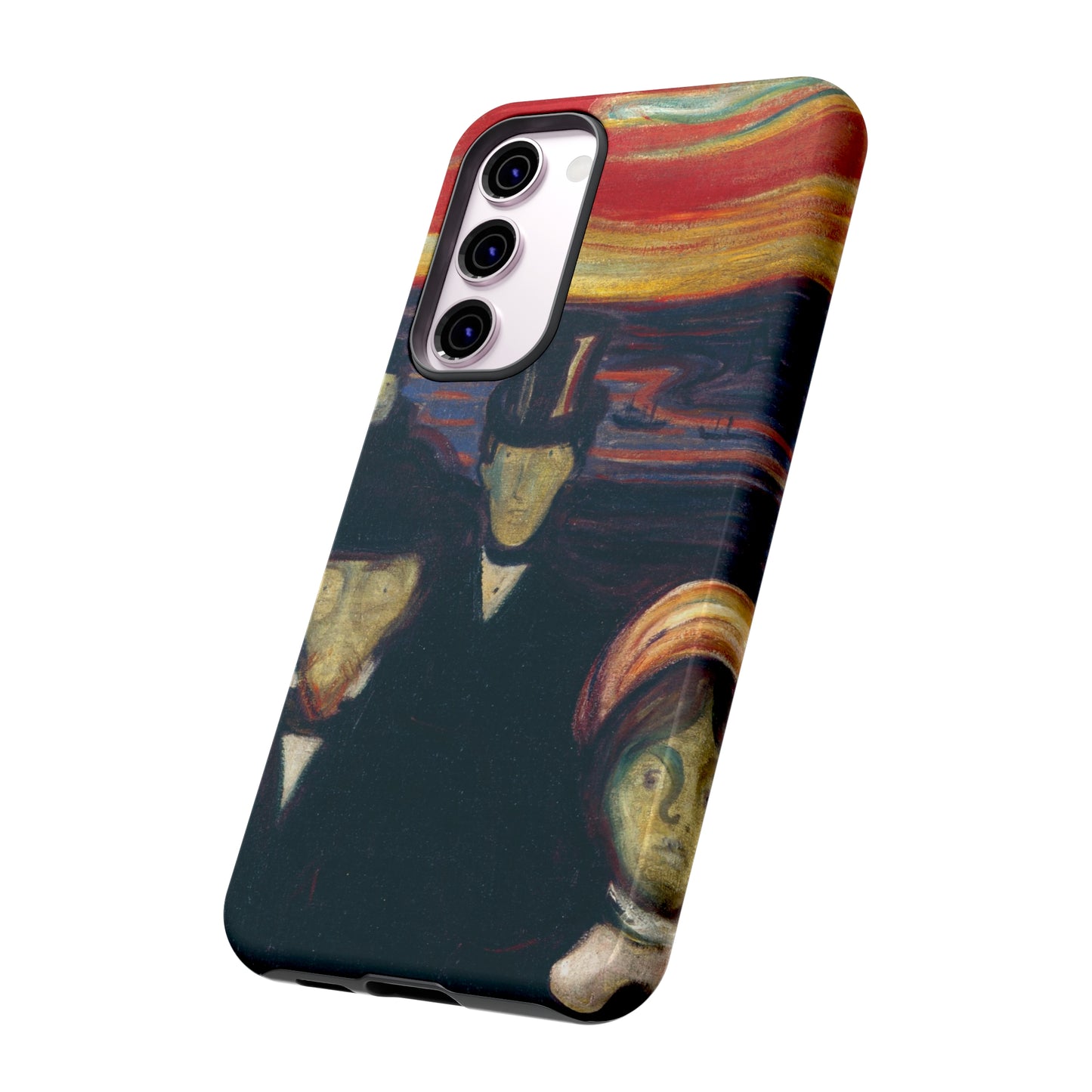 Anxiety by Edvard Munch - Cell Phone Case