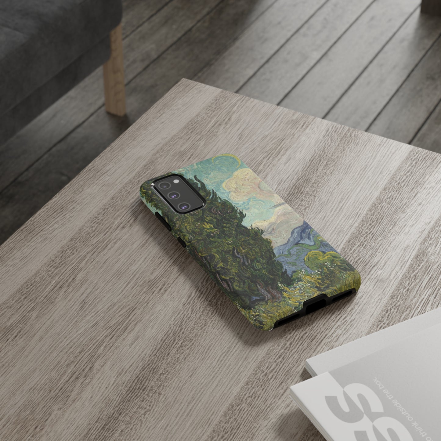 Cypresses by Vincent Van Gogh - Cell Phone Case