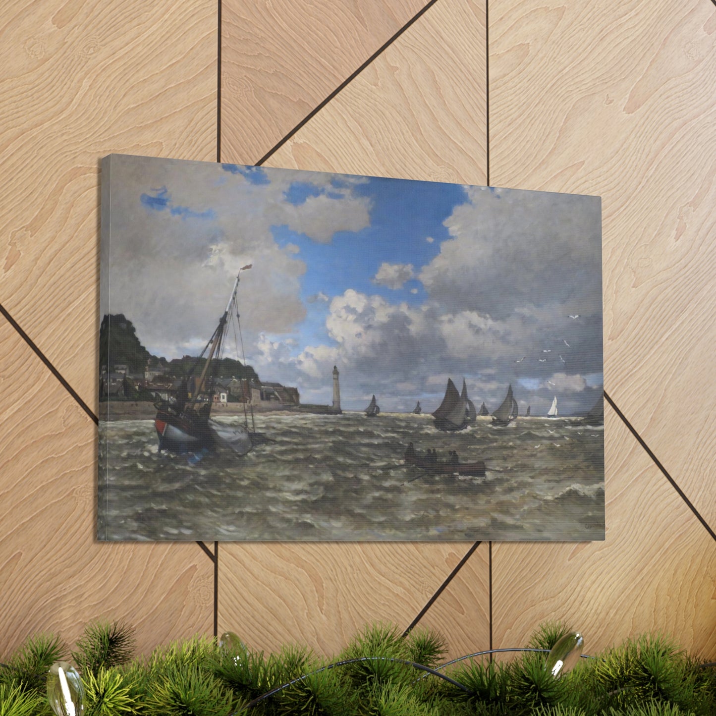 The Mouth of the Seine by Claude Monet - Canvas Print