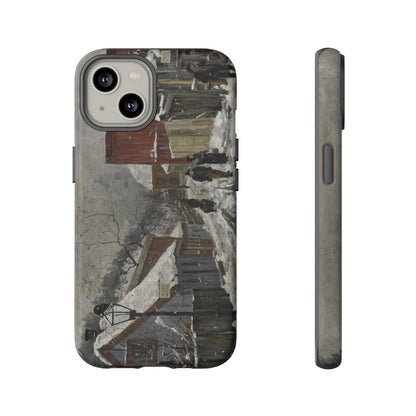 From Saxegardsgate by Edvard Munch - Cell Phone Case