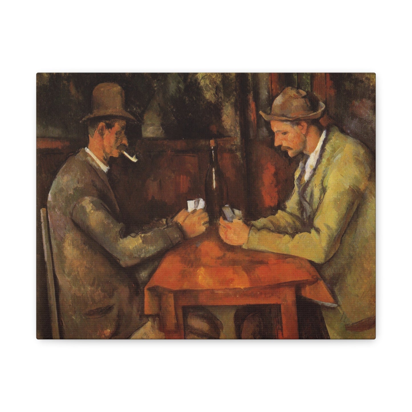 The Card Players by Paul Cezanne - Canvas Print