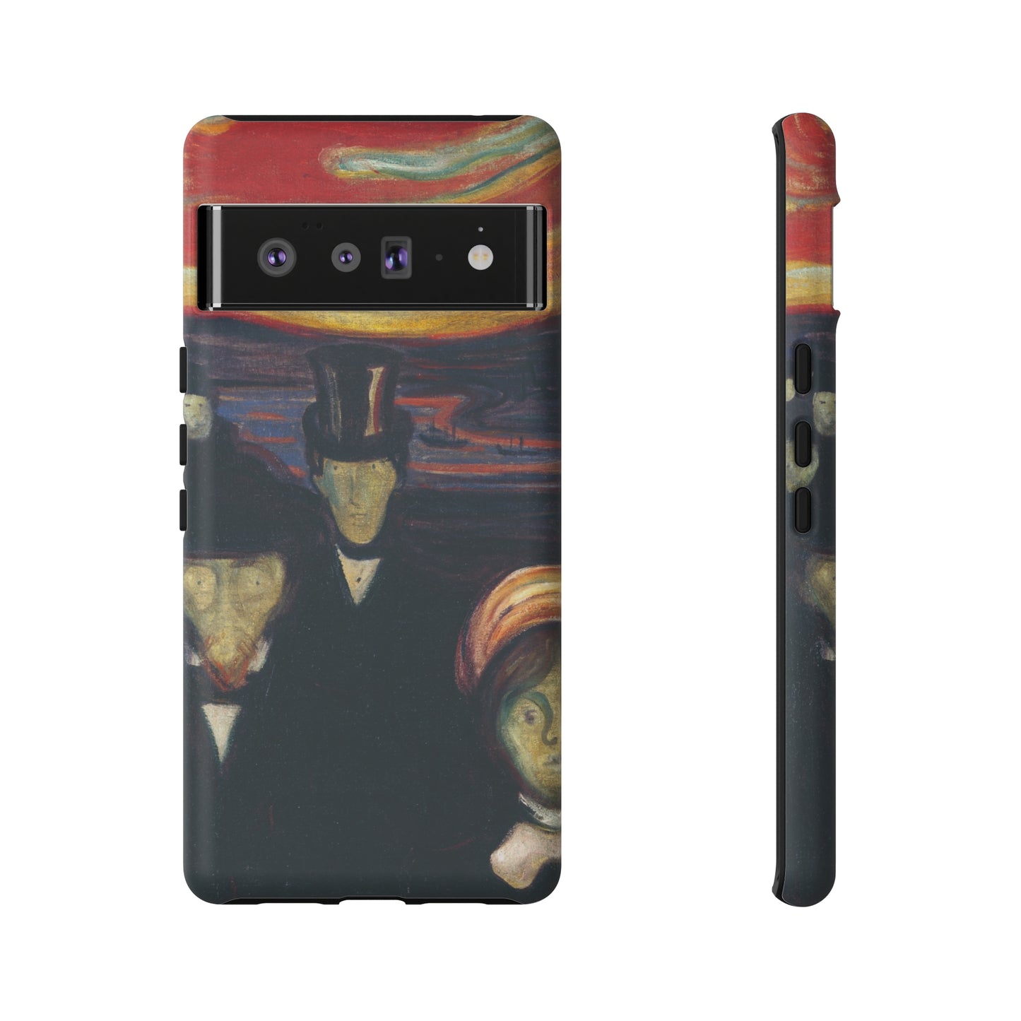 Anxiety by Edvard Munch - Cell Phone Case