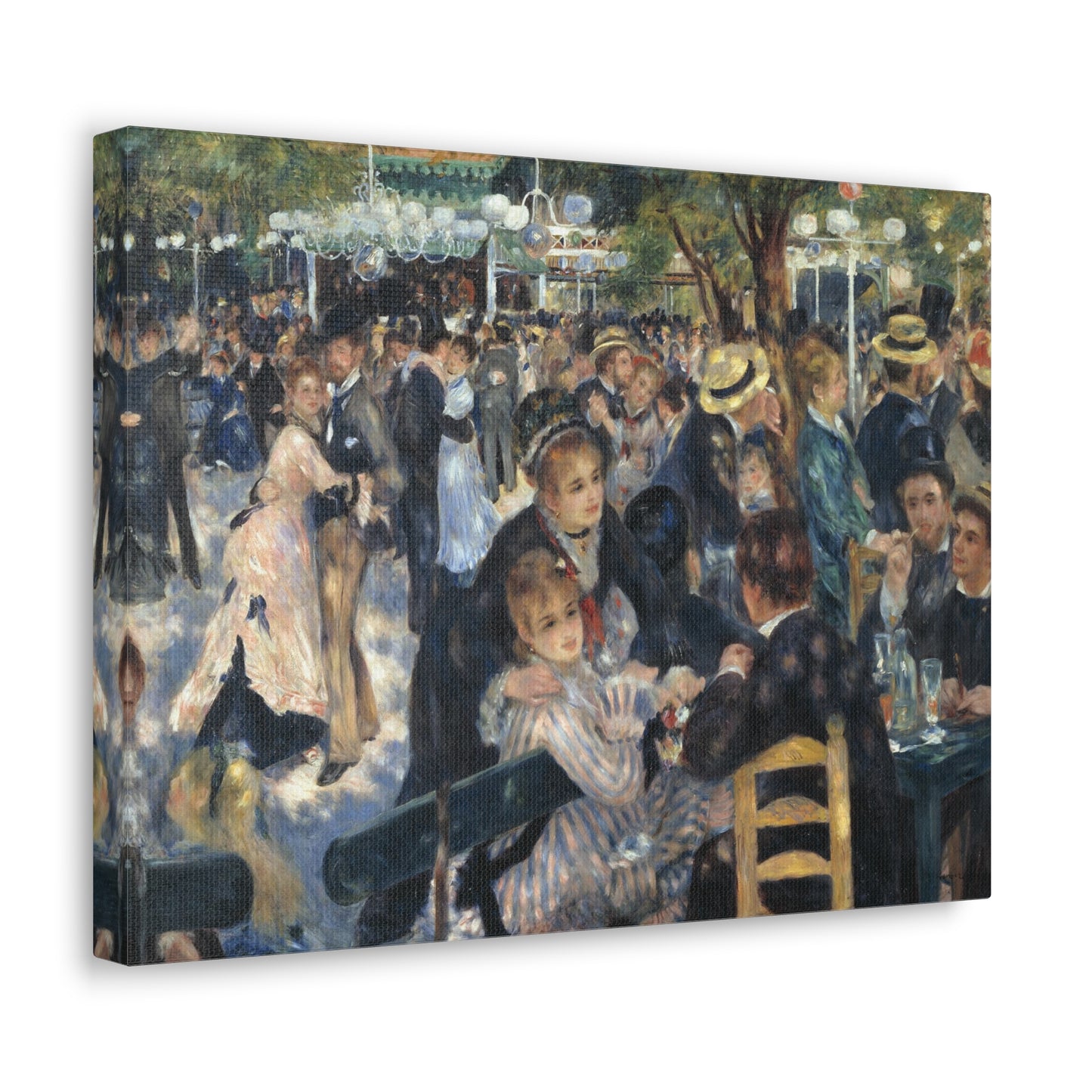 Dance at Le Moulin de la Galette by Pierre-Auguste Renoir - Canvas Print