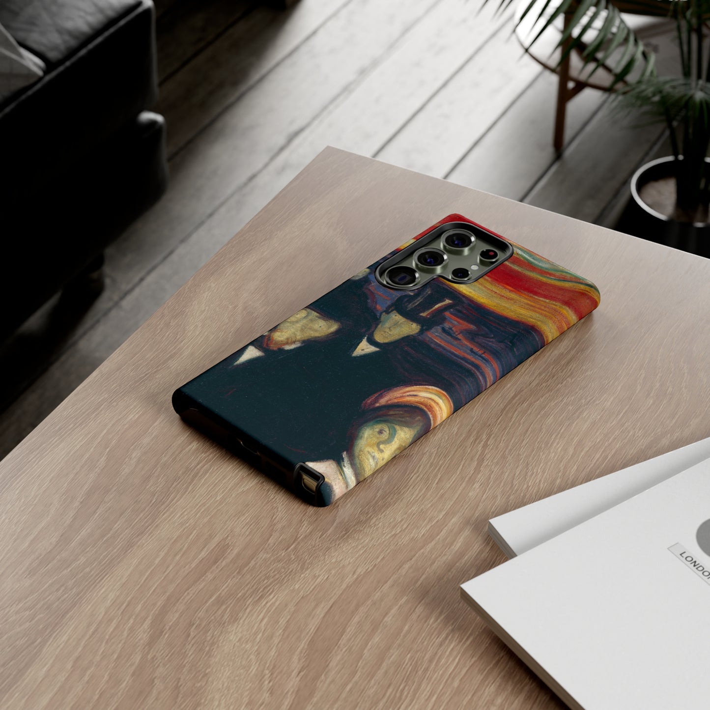 Anxiety by Edvard Munch - Cell Phone Case