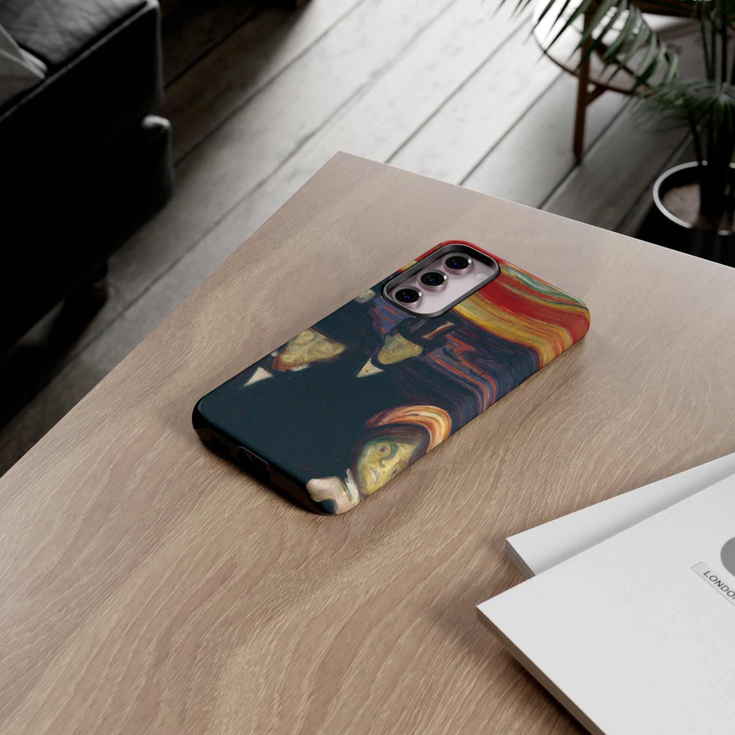 Anxiety by Edvard Munch - Cell Phone Case