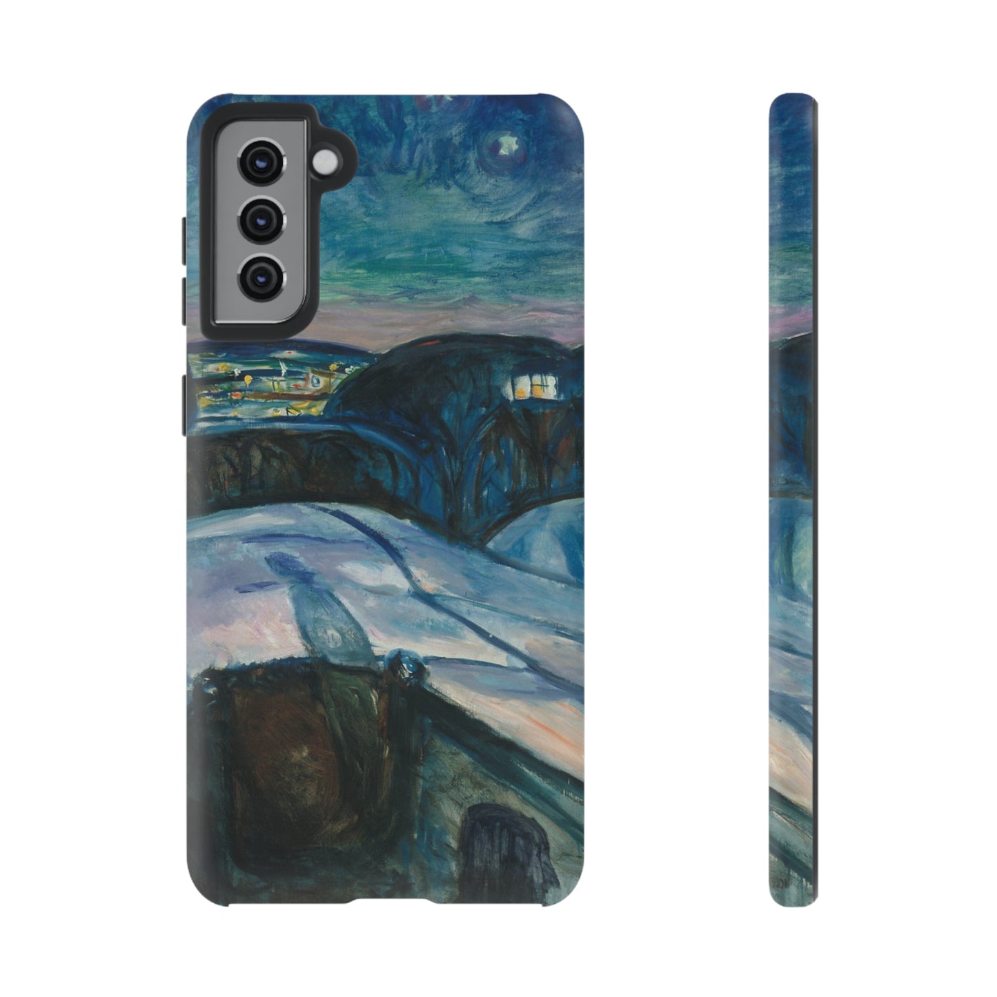 Starry Night by Edvard Munch - Cell Phone Case