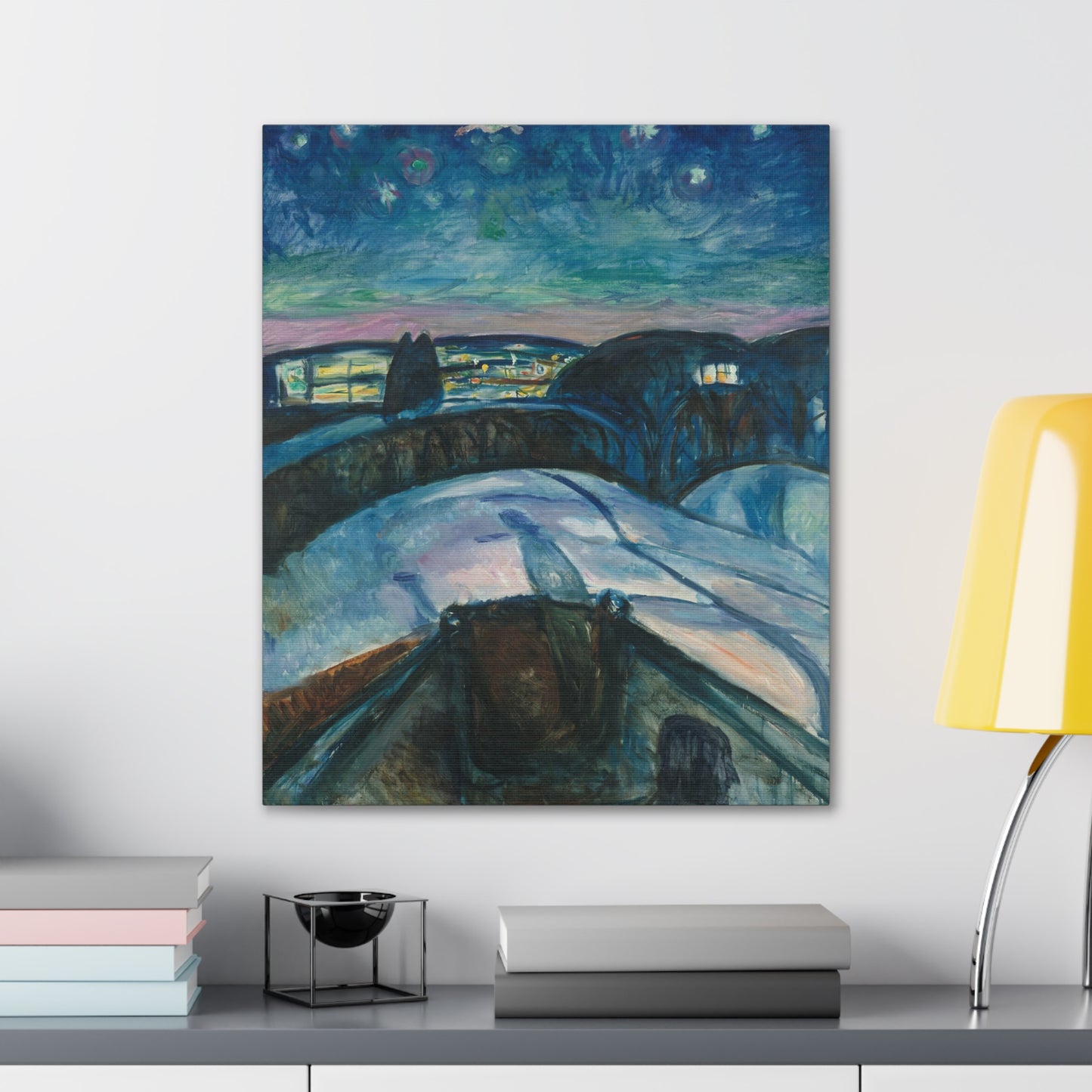 Starry Night by Edvard Munch - Canvas Print