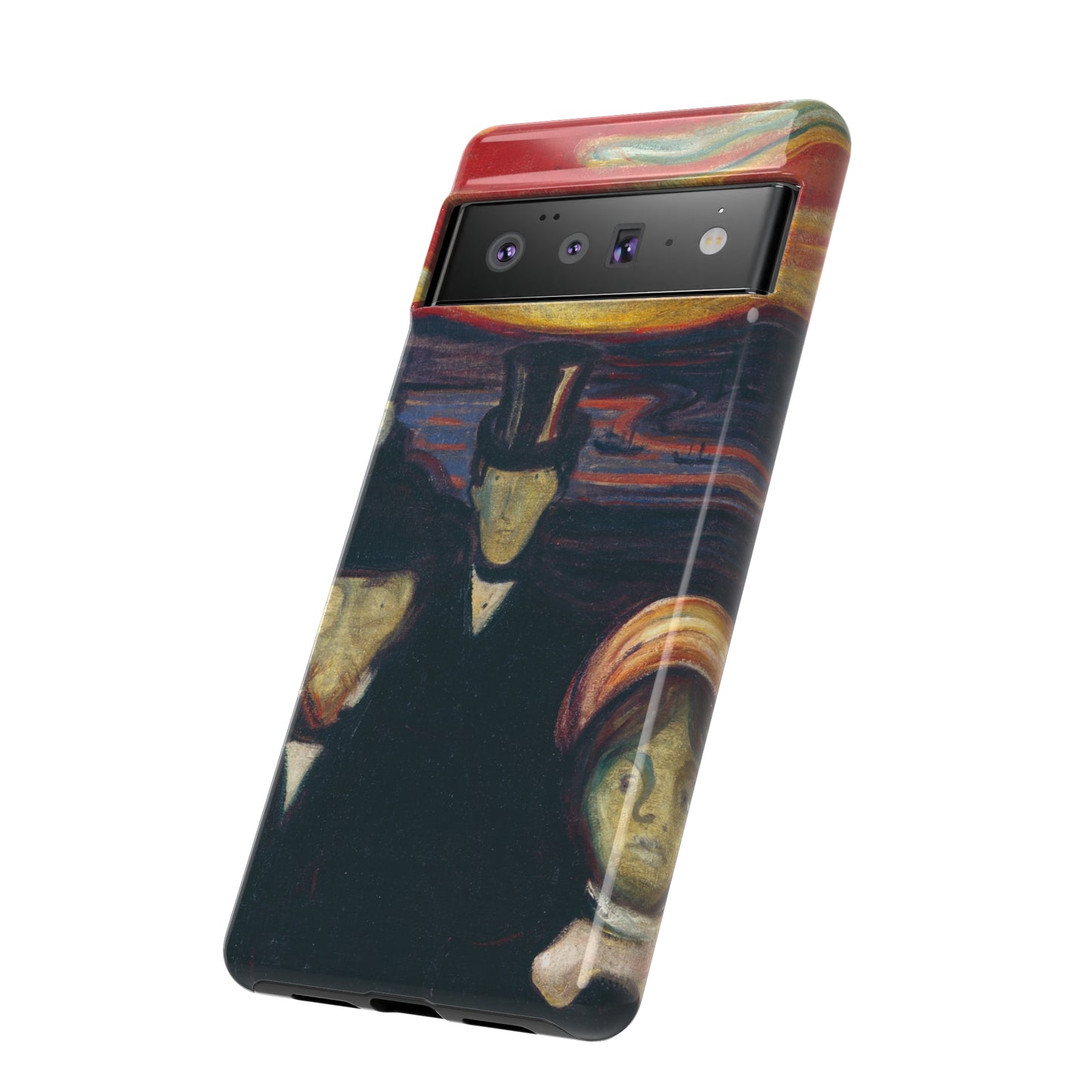 Anxiety by Edvard Munch - Cell Phone Case