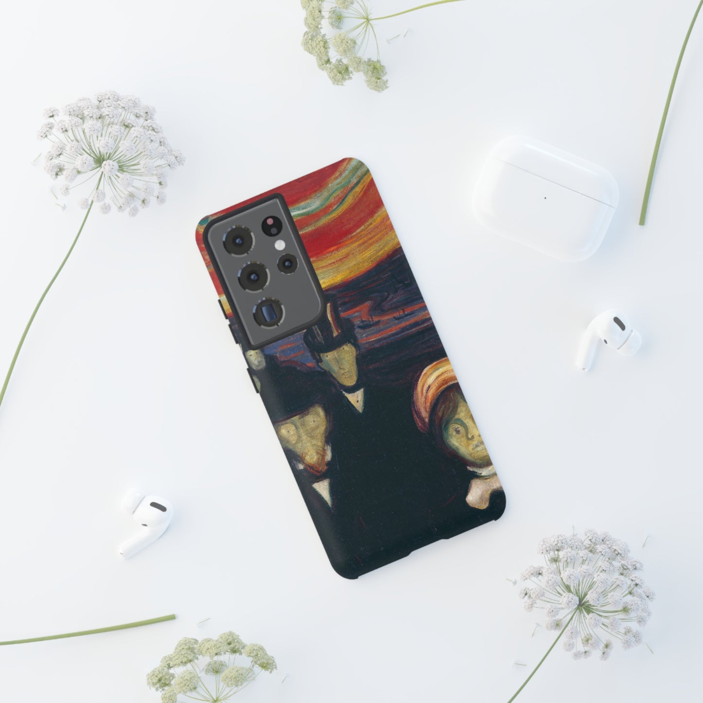 Anxiety by Edvard Munch - Cell Phone Case