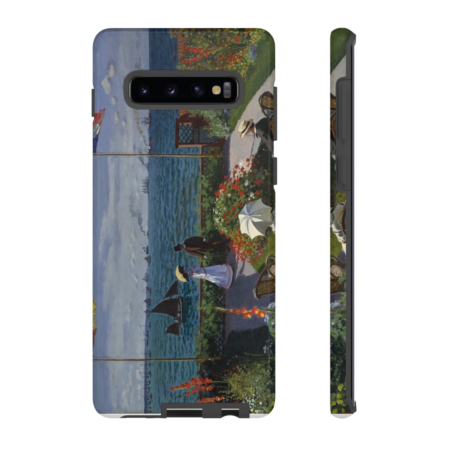 Jardin a Sainte-Adresse by Claude Monet - Cell Phone Case