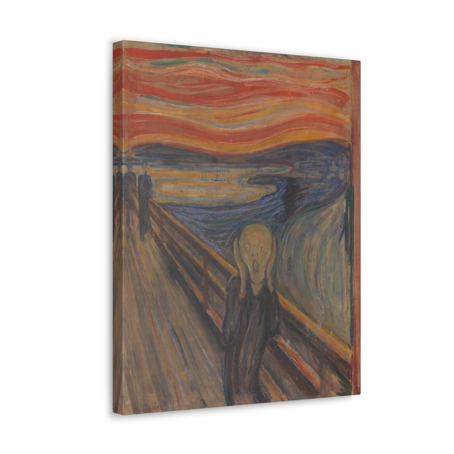 The Scream by Edvard Munch - Canvas Print