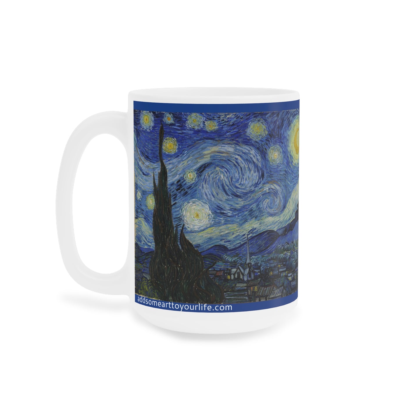 Starry Night by Vincent Van Gogh - Ceramic Mug