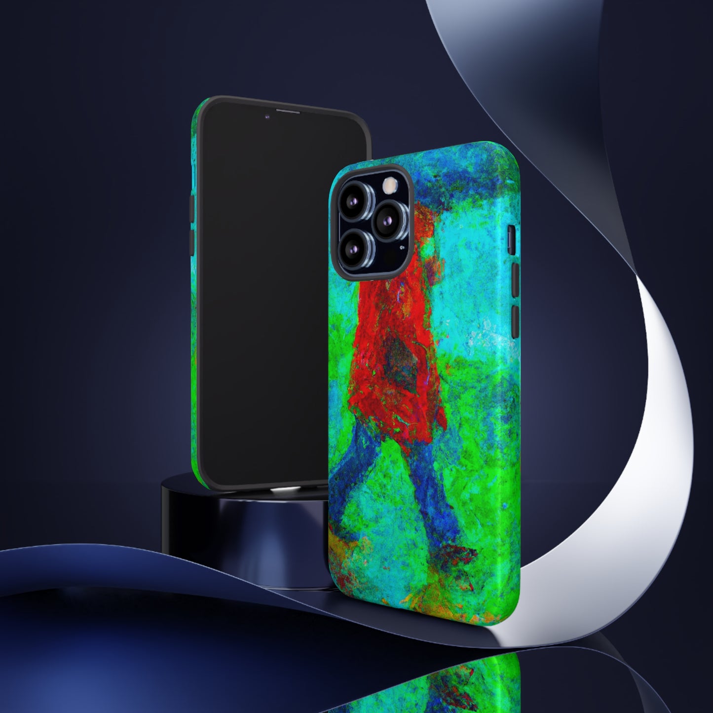 Lonely Man AI Generated - Cell Phone Case