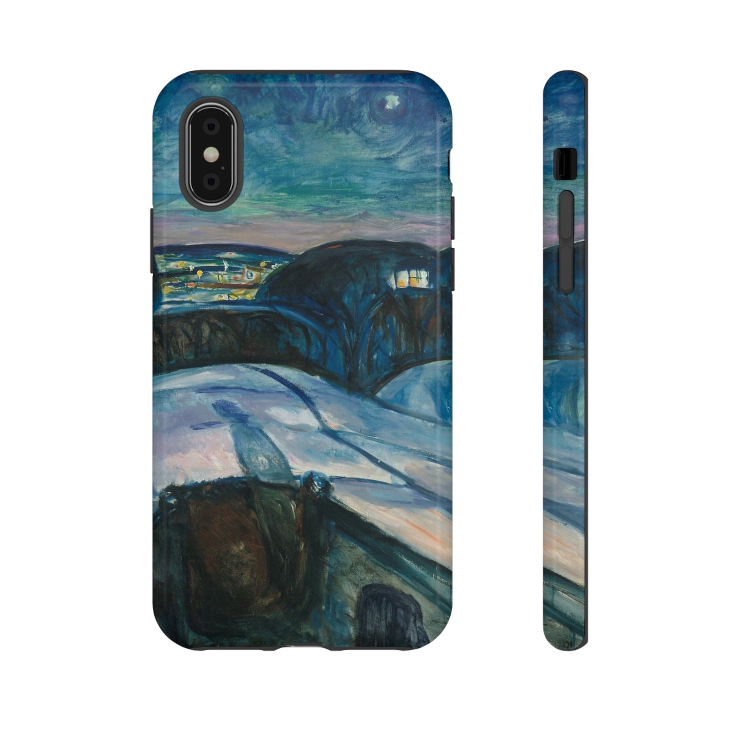 Starry Night by Edvard Munch - Cell Phone Case