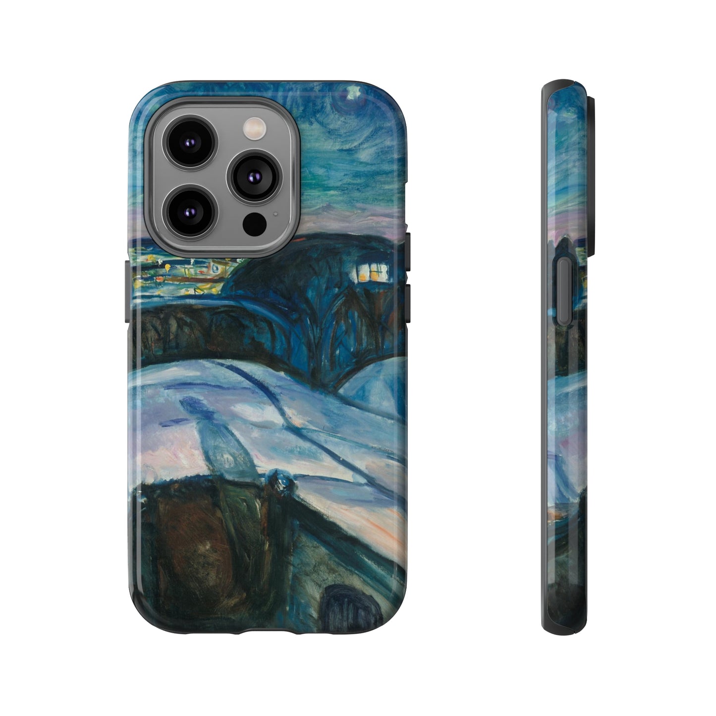 Starry Night by Edvard Munch - Cell Phone Case